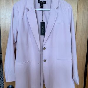 Rachel Zoe Blush Pink Blazer- brand new size xl